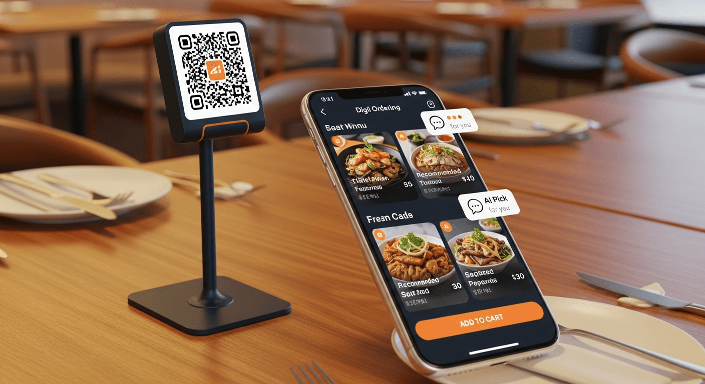 WiXGo QR 掃碼點餐系統 — 免下載 · AI推薦 · 全通路整合 | 東方美駁二指定方案 | 銓幻元科技